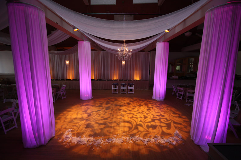 Indoor Lighting at the rose room in Boise Idaho Sound Wave Events 