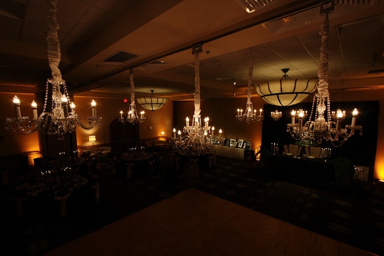 Chandeliers at the Riverside Hotel in Boise Idaho Sound Wave Events 