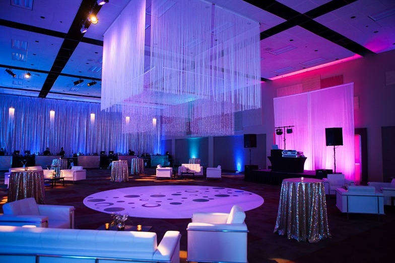 Uplighting and awesome Dance Floor in Boise Idaho Sound Wave Events 