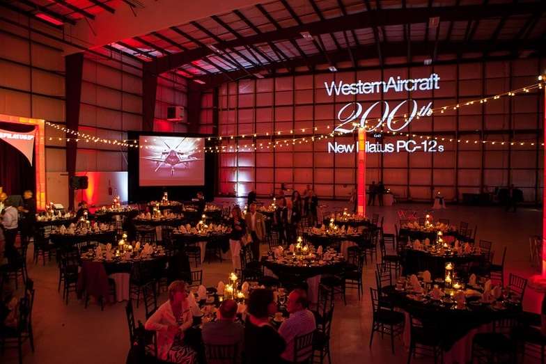 Company Logo for Western Aircraft in Boise Idaho Sound Wave Events 